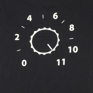 NEW one louder spinal tap goes eleven ladies s